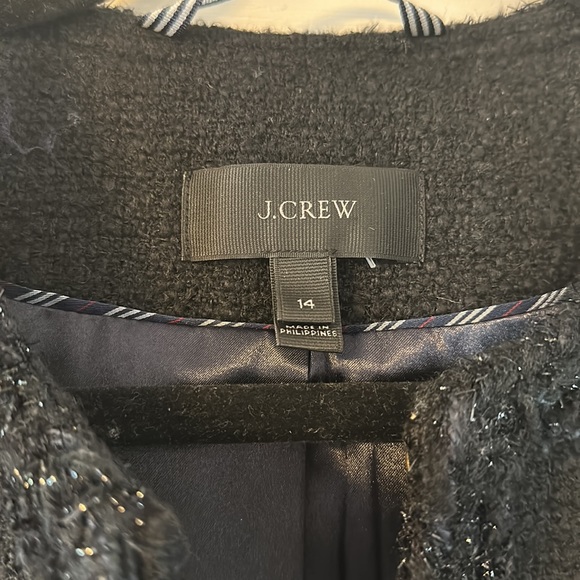 Wool blend J Crew Tweed Coat - Picture 3 of 6